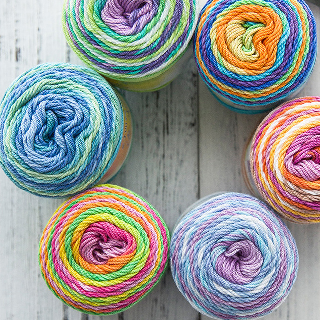 Hot sale multi color light weight 100% mercerized cotton baby yarn