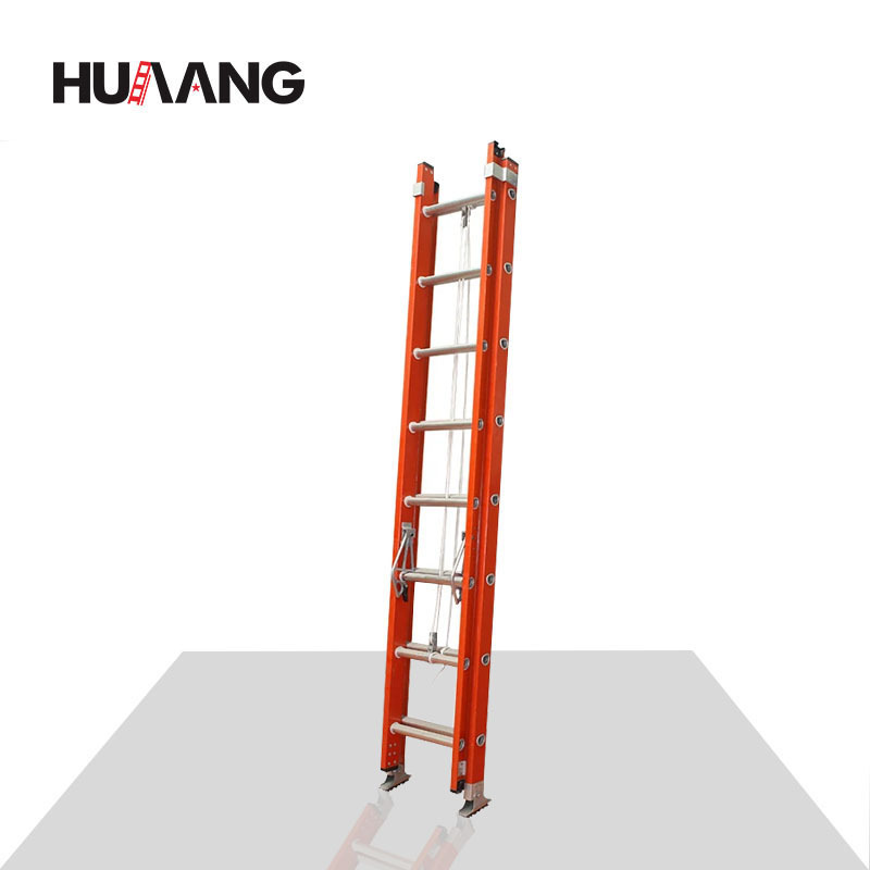 Red Yellow Orange Color FRP Fiberglass Extendable Insulation Ladder