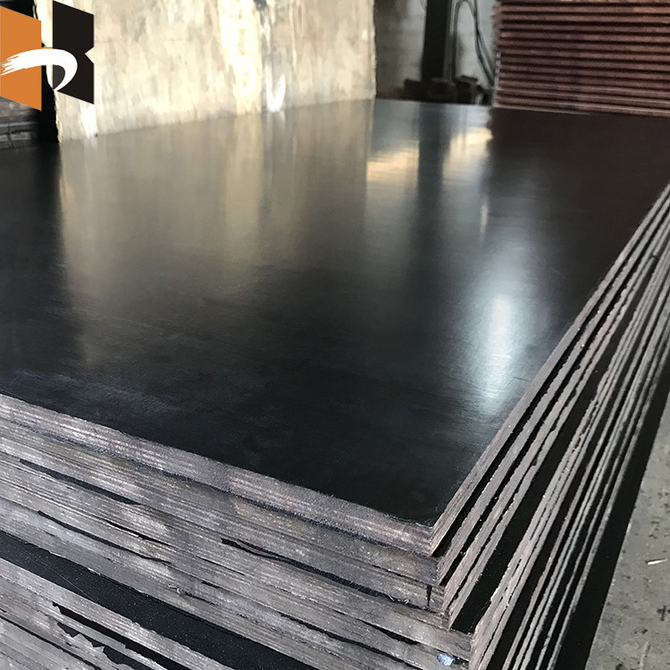 4x8 Black Melamine Film Faced Laminated Plywood Board Poplar Wood Sheets For Sale