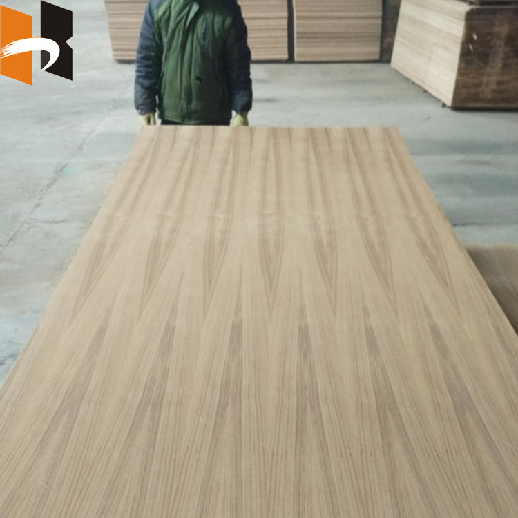 Natural Teak Wood Veneer Faced Gold Teak Plywood For Sample