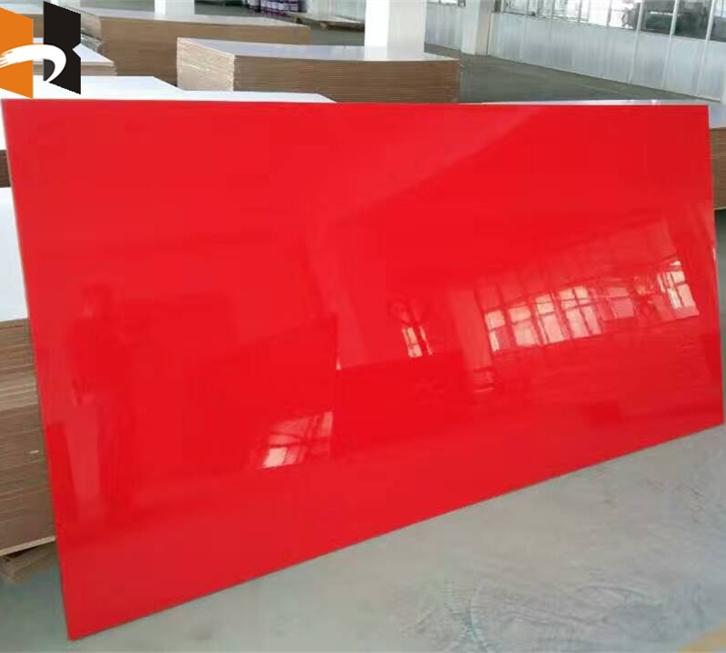 High Glossy Acrylic UV Coated Laminated Plastic PVC Plywood Sheet