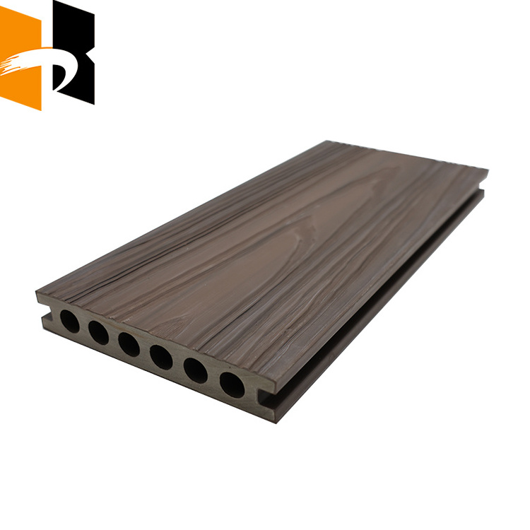 Waterproof Hollow Wood and Plastic Composite Wpc Decking For Outdoor