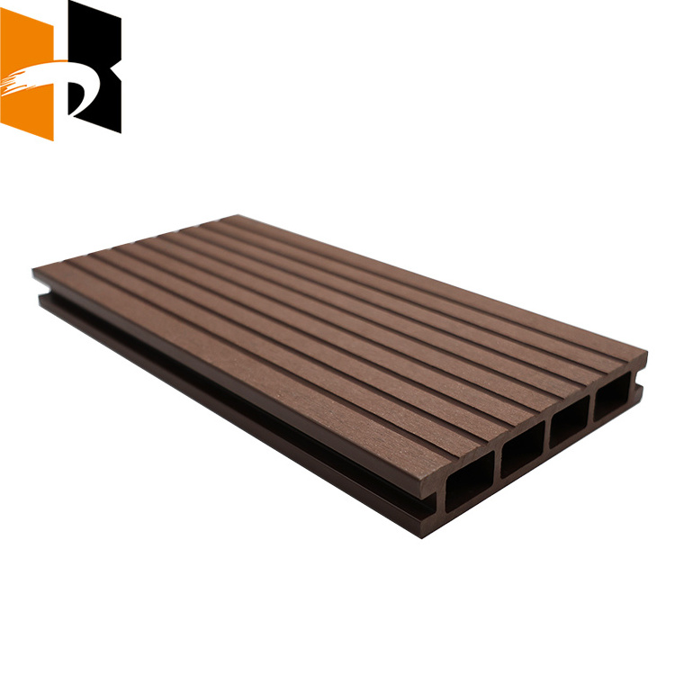 Waterproof Hollow Wood and Plastic Composite Wpc Decking For Outdoor