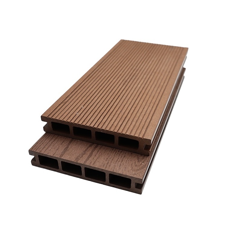 Waterproof Hollow Wood and Plastic Composite Wpc Decking For Outdoor