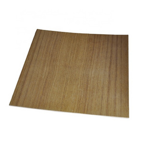 Natural Teak Wood Veneer Faced Gold Teak Plywood For Sample