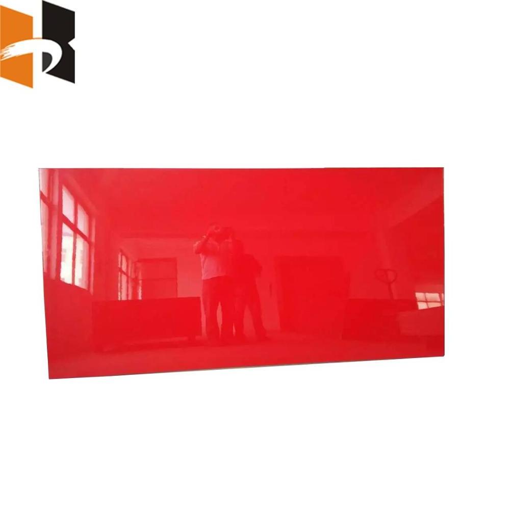 High Glossy Acrylic UV Coated Laminated Plastic PVC Plywood Sheet