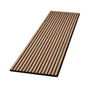 FSC Certified  hot Sale Wooden Slat Wall with Pet Acoustic Panel