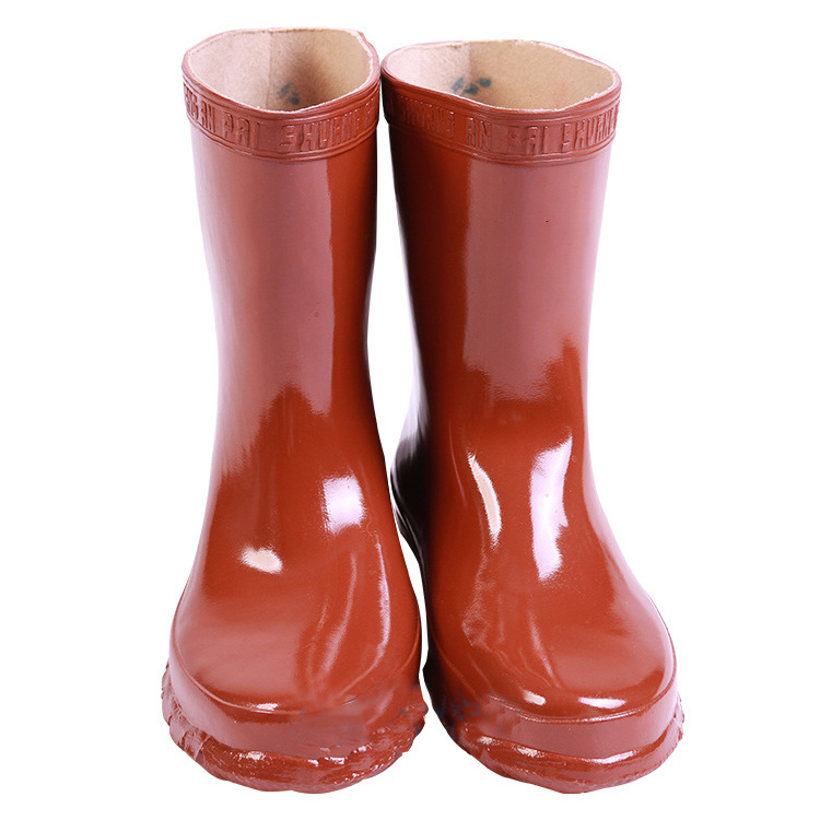 High quality 25kv insulated rubber sole non-slip electrician boots anti-electric high top rain  boots