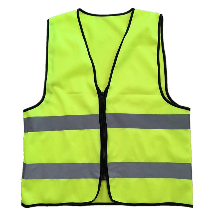 HBC Cheap High Visibility Security Clothing for running Polyester hi viz Work Road Construction Safety Vest Reflective with logo