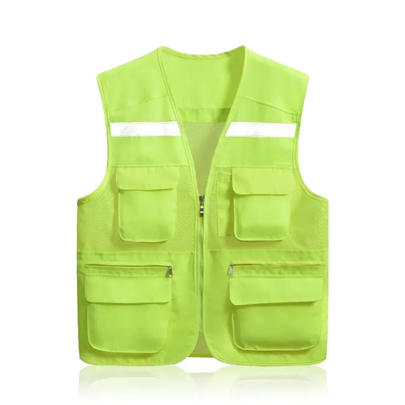 HBC Wholesale Cheap High Quality high visibility class 3 mesh Reflector Jacket Reflective Safety Vest