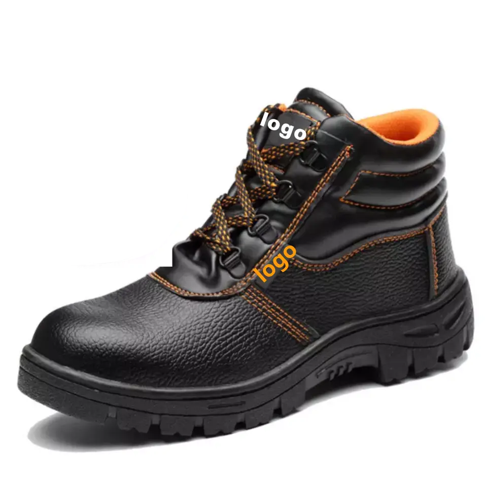 Latest 2023 high quality Industrial comfortable toe protect construction work men safety shoes construction Boot for men