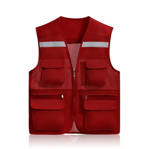 HBC Wholesale Cheap High Quality high visibility class 3 mesh Reflector Jacket Reflective Safety Vest