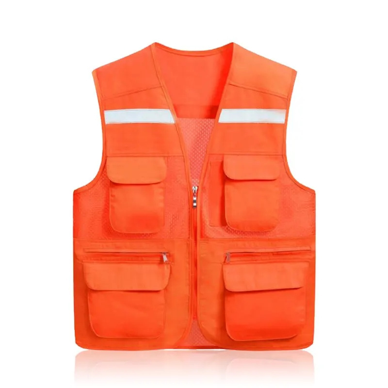 HBC Orange Green Black Safety Reflective Reflector Vest for Trailer Work Suits Safety Industrial Uniforms Safety Vest