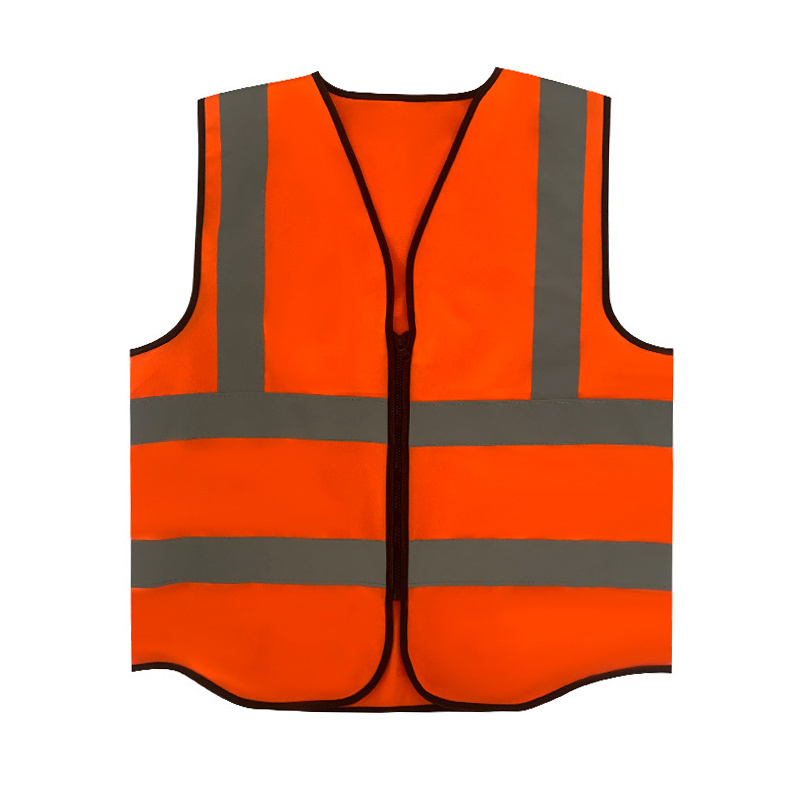 HBC Custom High Quality Men Engineers Construction High Visibility Reflective Yellow Work Security Safety Vest With Logo