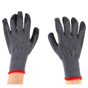 China Big Factory Good Price Hand Protection Rubber Coated Latex Wrinkle Safety Work Gloves labor gloves