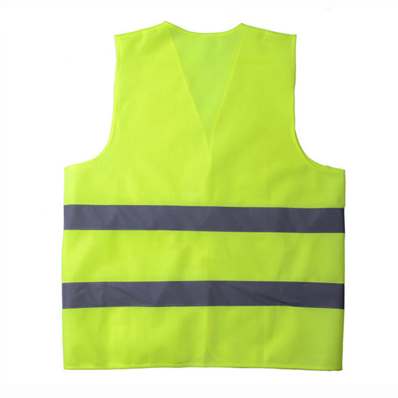 HBC Cheap High Visibility Security Clothing for running Polyester hi viz Work Road Construction Safety Vest Reflective with logo