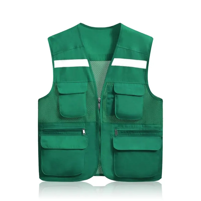 HBC Orange Green Black Safety Reflective Reflector Vest for Trailer Work Suits Safety Industrial Uniforms Safety Vest