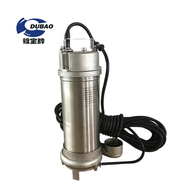 Good Quality stainless steel centrifugal pump Submersible sewage suction pump