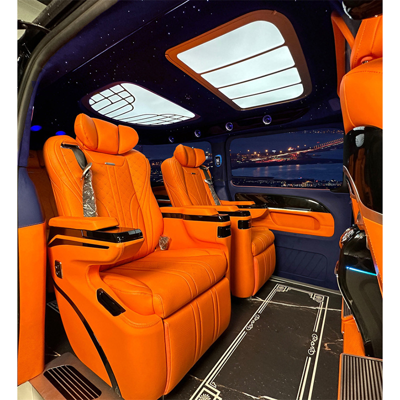 Customized Vans Sprinter Luxury Van Middle Row Car Seat For Benz Viano V-class