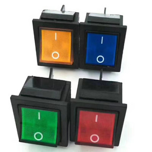 3 pin spst rocker switch waterproof 10(3)a 250vac t105 illuminate rocker switch on off panel mount kcd3 light boat rocker switch