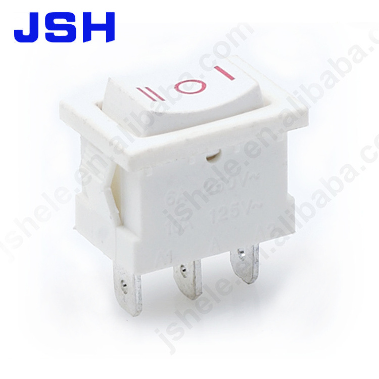 Solteam ON/OFF/ON SPDT Rocker Switch AC 120V-250V