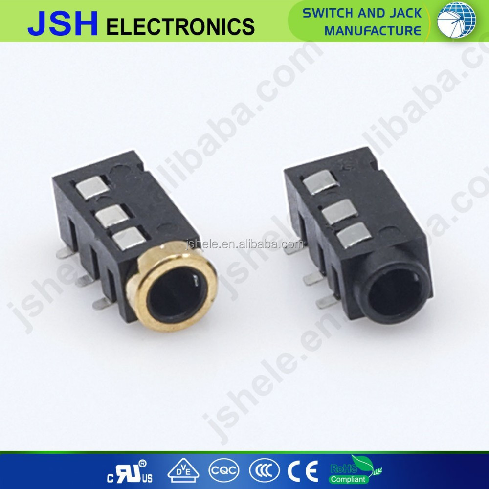 3.5mm Mini Stereo Jack Chassis Panel Mount Headphone Input Socket Connector