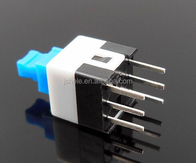 DPDT 7*7 self-lock switch mini push button switch