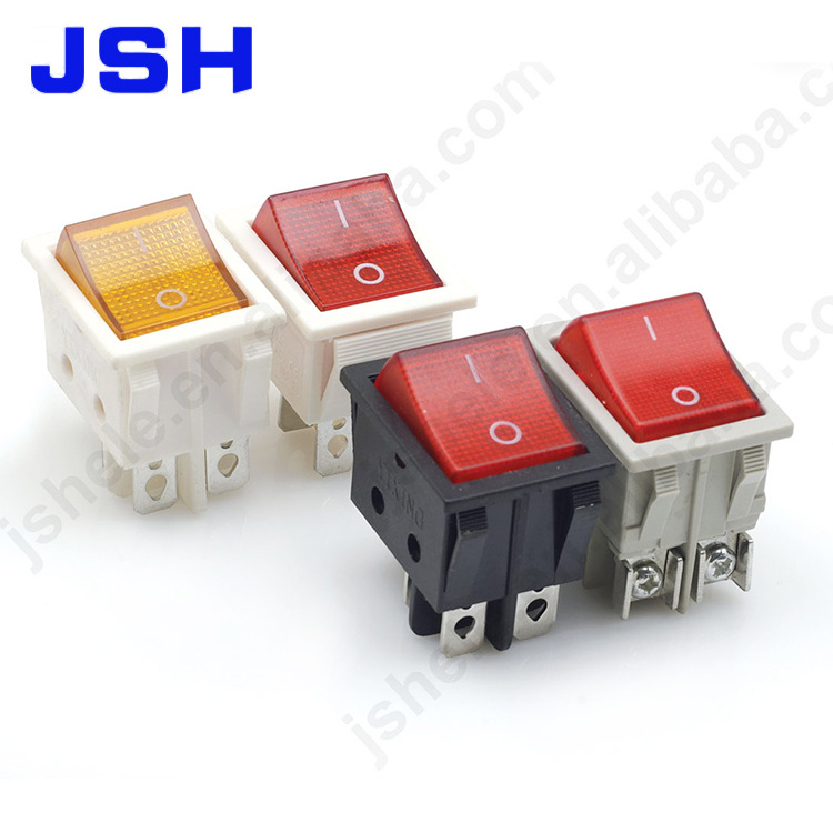 3 pin spst rocker switch waterproof 10(3)a 250vac t105 illuminate rocker switch on off panel mount kcd3 light boat rocker switch