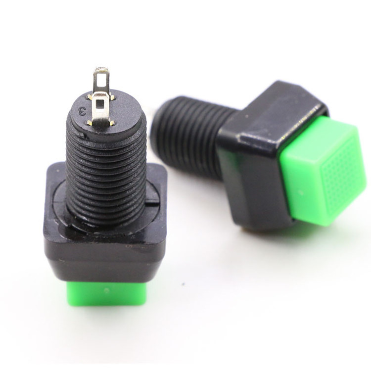 1A 250V AC 2 Pins SPST Momentary Mini Push Button Switch Normal Open