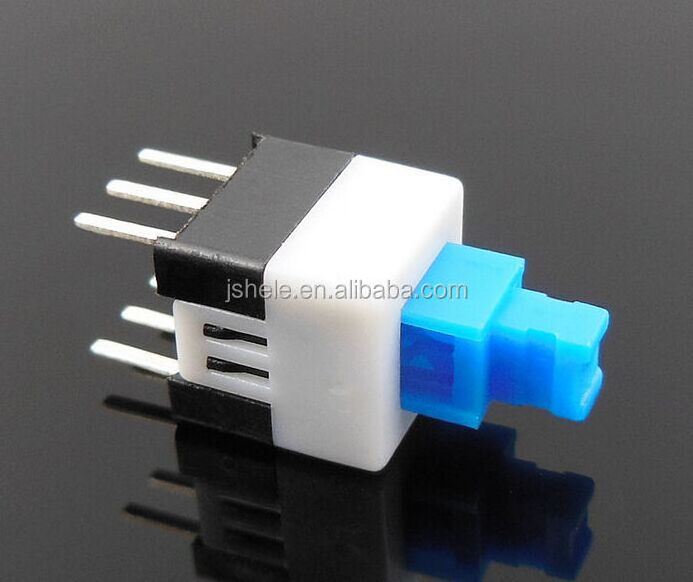 DPDT 7*7 self-lock switch mini push button switch