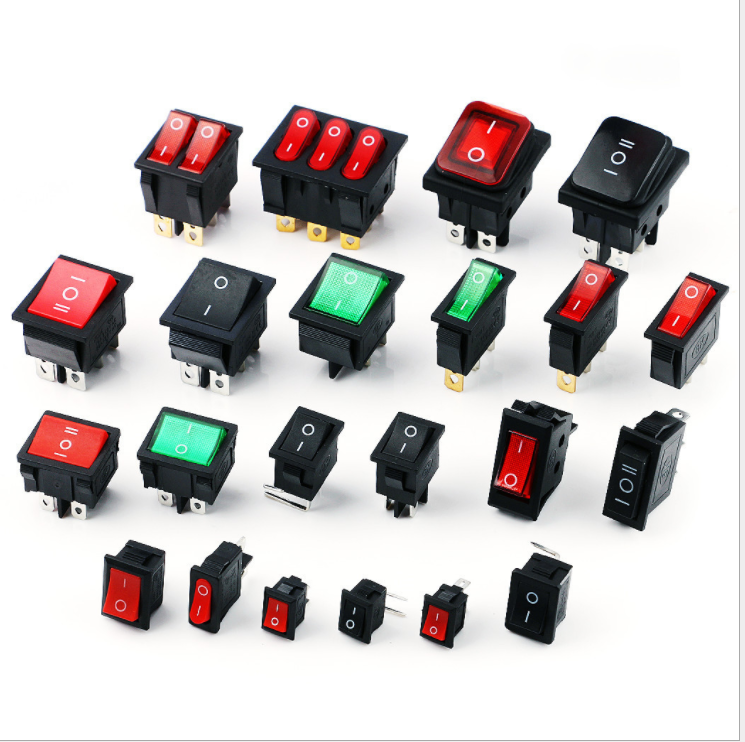 KCD1 KCD2 KCD3 KCD4 Marine on off  ROUND lock 12v 4 pin led   16 30A rocker switch with TUV VDE  KC CE CQC from yueqing FACTORY