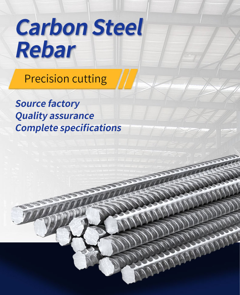 6mm 8mm 10mm 12mm 16mm 20mm Hot Rolled Deformed Steel Bar Rebar Steel Iron Rod Bar Deformed For Construction Rebar Steel