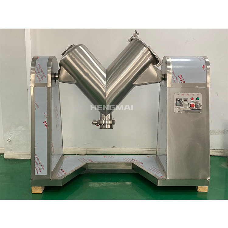 lab scale v blender powder mixing machine / dry v blender / v cone mixer