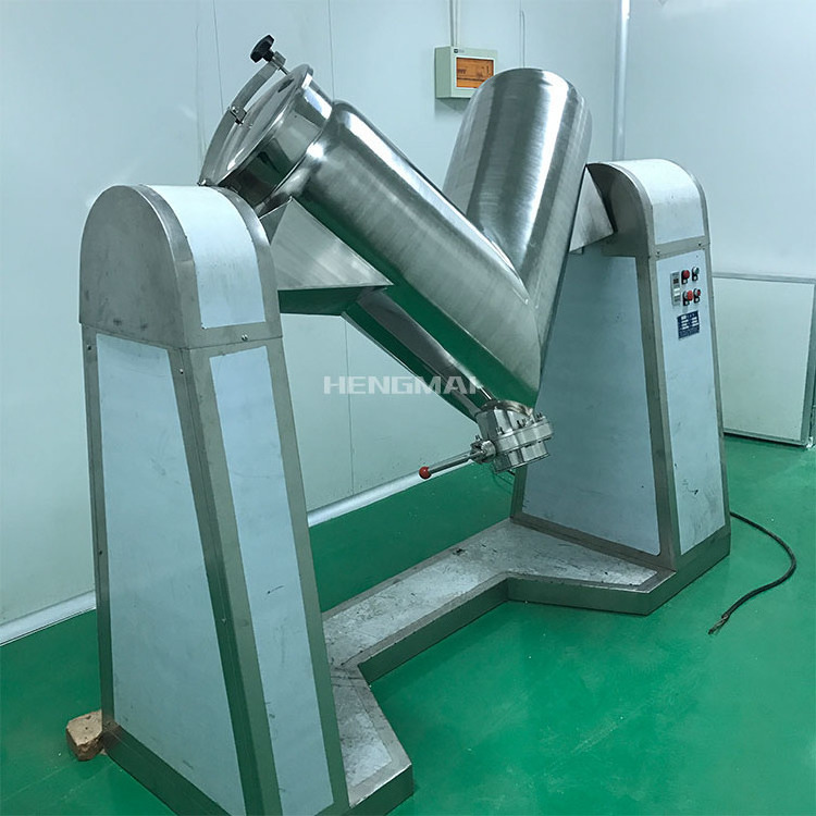 lab scale v blender powder mixing machine / dry v blender / v cone mixer