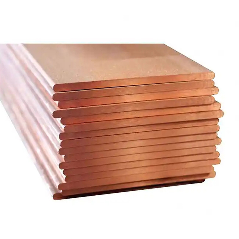 Sheet Plate Brass Spot Price Copper Cu Pure Red Copper Net Plates Thickness 8 Design Length 200 Width 100 HST Cooper Sheet