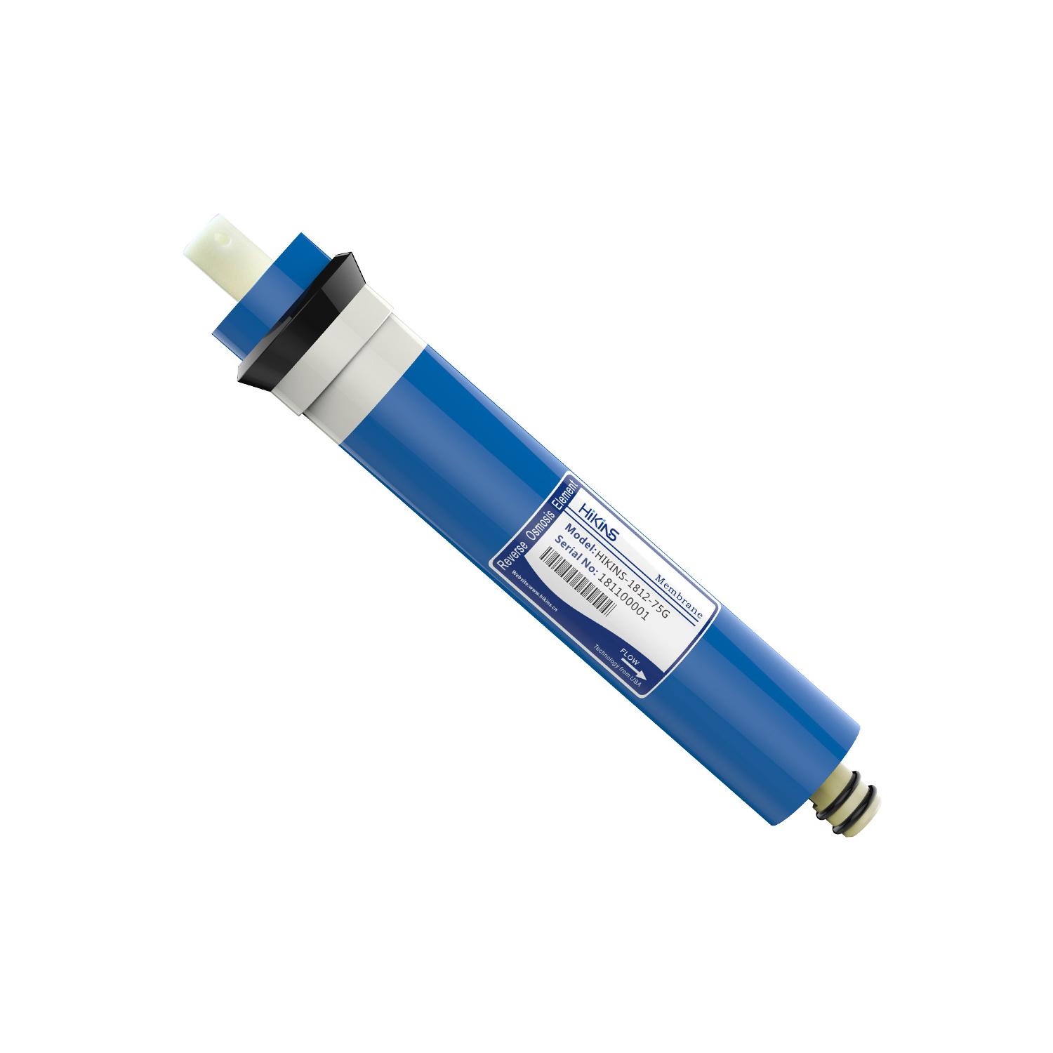 Hikins Price Domestic Cheap 1812 75g Water Purifier 65 psi Manufacturers China Filter 75gpd Reverse Osmosis RO Membrane