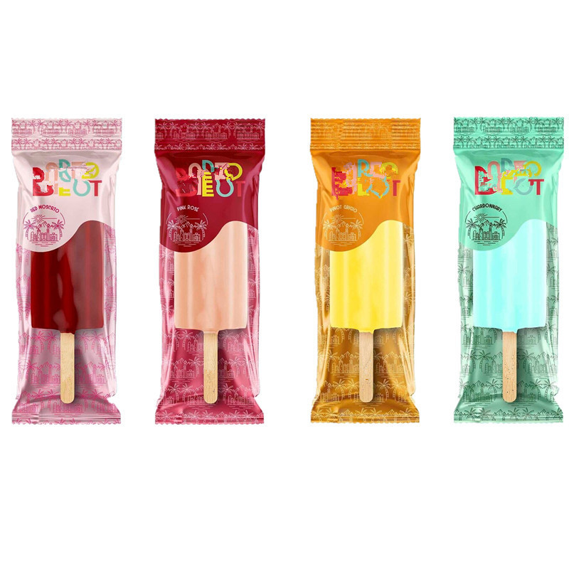 popsicle plastic printed food grade pouch packaging