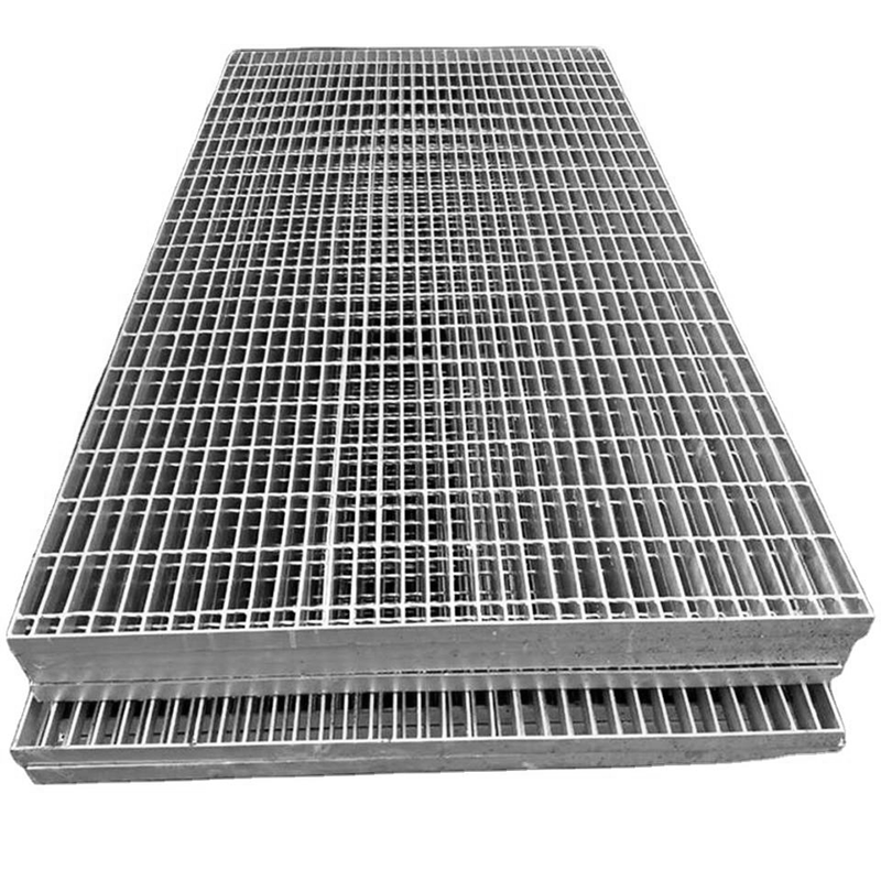 Customized 25mm Gutter Cover Hot Dip Galvanized Stainless Steel Grating Anti Slip Platform Plate