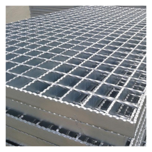 Customized 25mm Gutter Cover Hot Dip Galvanized Stainless Steel Grating Anti Slip Platform Plate