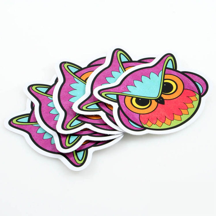 New Premium Waterproof Glossy Die Cut Logo Vinyl Custom Sticker Adhesive Cheap PVC Vinyl Wall Die Cut Sticker