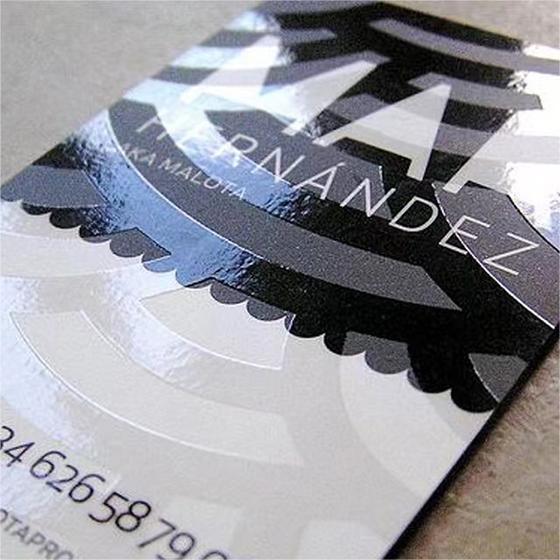 Luxury custom paper business cards , eco friendly double side letterpress printing silver foil name card