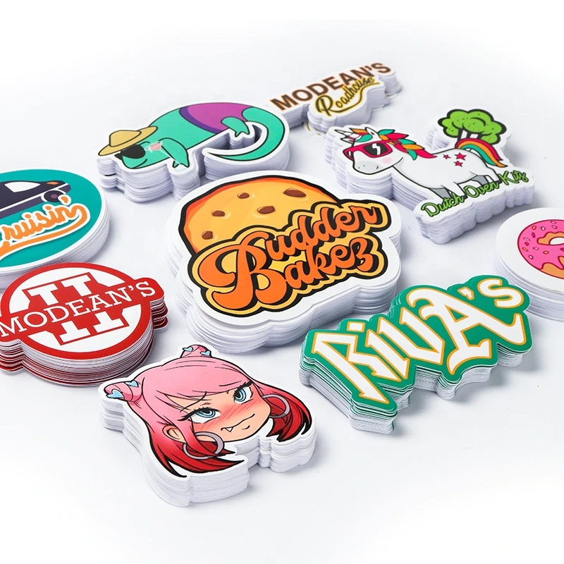 Custom Printing Water proof Vinyl Stickers Die Cut Logo Stickers Adhesive PVC Label Sticker