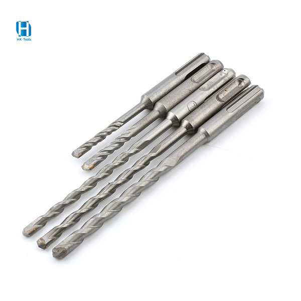 5PCS Masonry Hammer Drill Carbide Tips Concrete Masonry Drill Bit Set