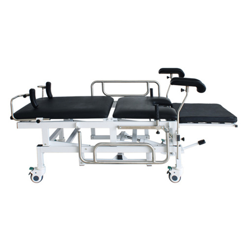 High Quality Multi Functional Delivery Bed With Stirrups Manual Hydraulic Gynecological Operating Table