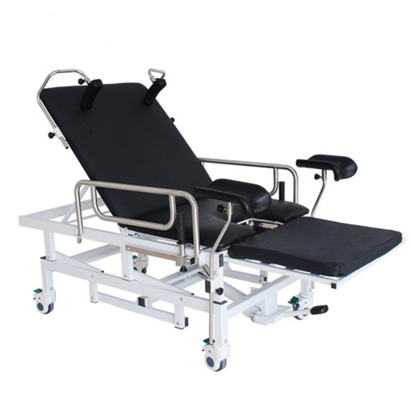 High Quality Multi Functional Delivery Bed With Stirrups Manual Hydraulic Gynecological Operating Table