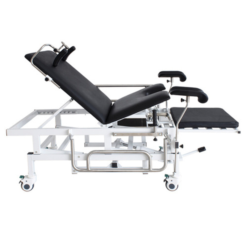 High Quality Multi Functional Delivery Bed With Stirrups Manual Hydraulic Gynecological Operating Table