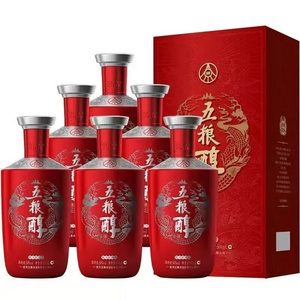 Wuliangchun 500ml Red Suit Chinese White Liquor 40%vol Alcoholic Long Term heavy fragrance Spirit Baijiu