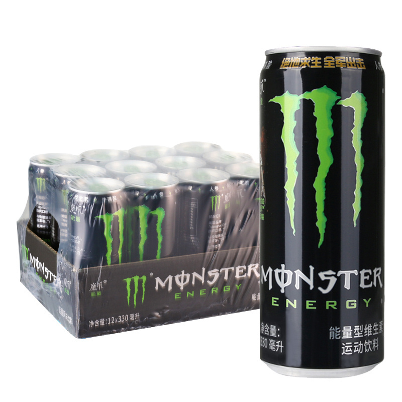 Wholesale 330ml 12cans Monsters Energy Drinks factory price taurine original beverages energy drink