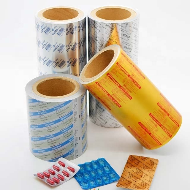 medication aluminum foil blister packaging material