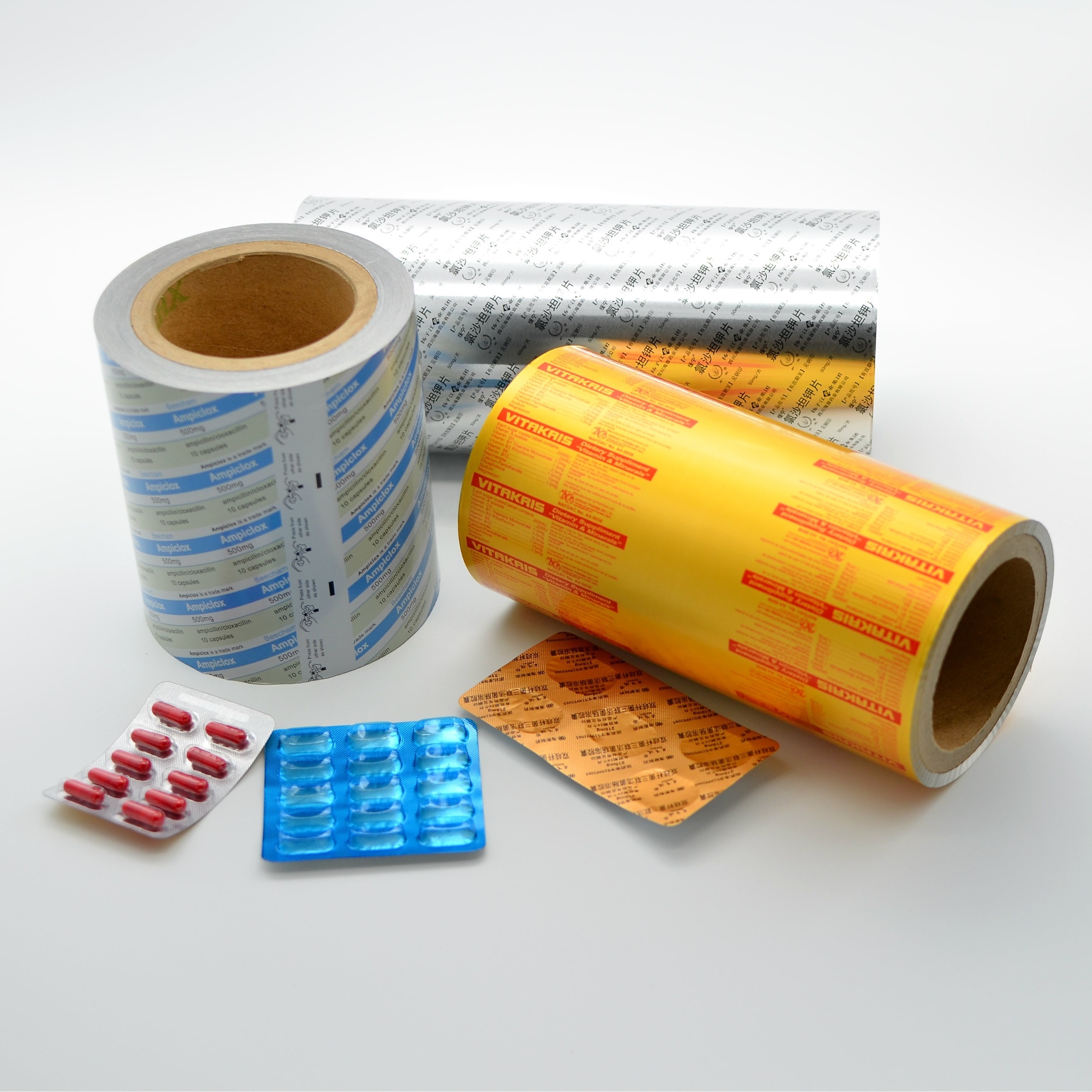 Gold PTP Aluminum Foil For Pill Packaging